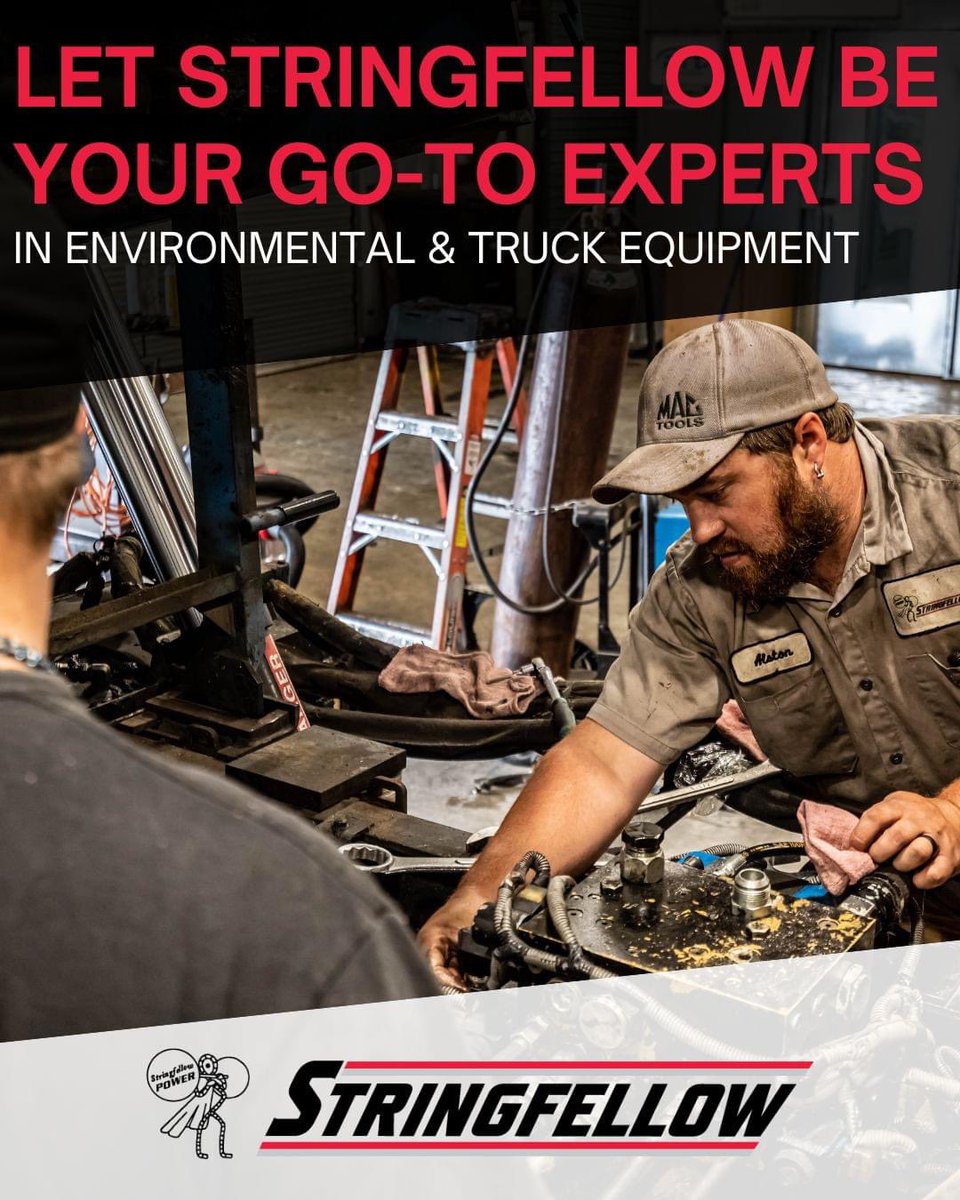 StringfellowInc's tweet image. Need top-notch environmental or truck equipment for your city or worksite? 🔧 

Look no further than Stringfellow! Our team of experts is here to help you find exactly what you need, so you can get the job done right.

📞 615-226-4900
☎️ 423-805-5074
💻 stringfellow.bz