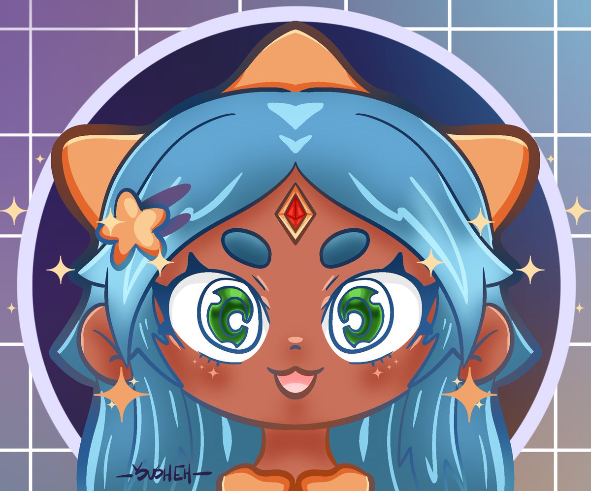 LuminousIris's tweet image. Thank you @okSusheh for the birthday art aaa!! It looks so adorable I love it!! Go heccin check her out!