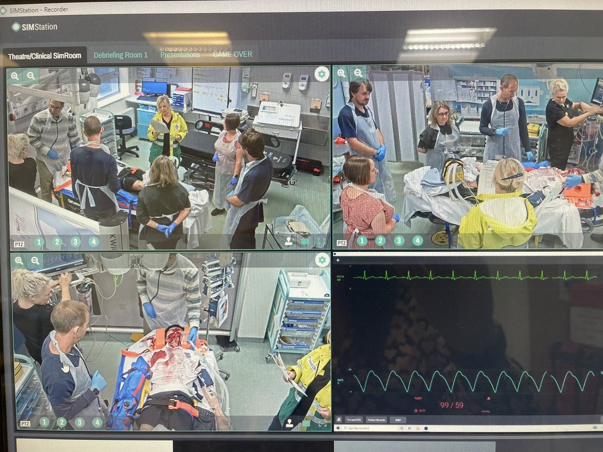 Caroline Leech (@leechcaroline) on Twitter photo Busy TTL shift in the Sim ED!
Maxfax haemorrhage, Paeds trauma, Thoracotomy & Hysterotomy 😮💨 Thanks to <a href="/UHCWsimulation/">UHCW Simulation</a> for supporting the session 😊 Busy TTL shift in the Sim ED!
Maxfax haemorrhage, Paeds trauma, Thoracotomy & Hysterotomy 😮💨 Thanks to <a href="/UHCWsimulation/">UHCW Simulation</a> for supporting the session 😊
