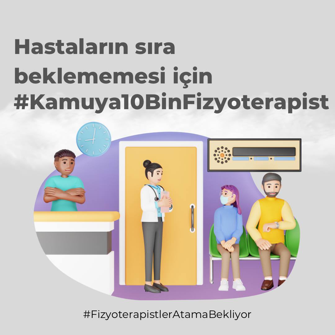 Her hastanın hakkı zamanında tedavı olmak  #kamuya10binfizyoterapist