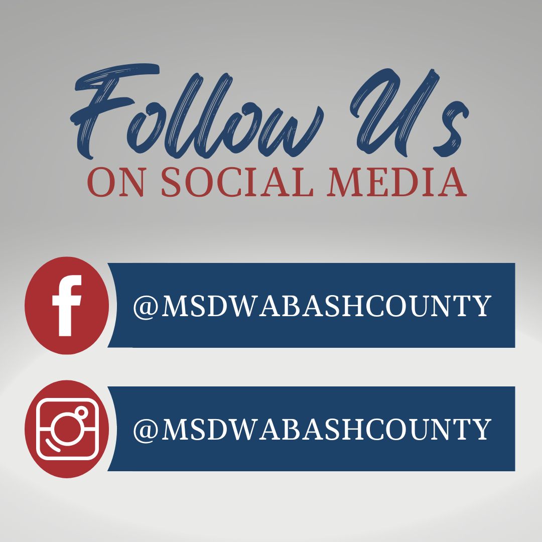 We are officially saying goodbye to Twitter/X. Be sure to follow us on our other social media platforms.

Facebook.com/MSDWabashCounty
Instagram.com/MSDWabashCounty