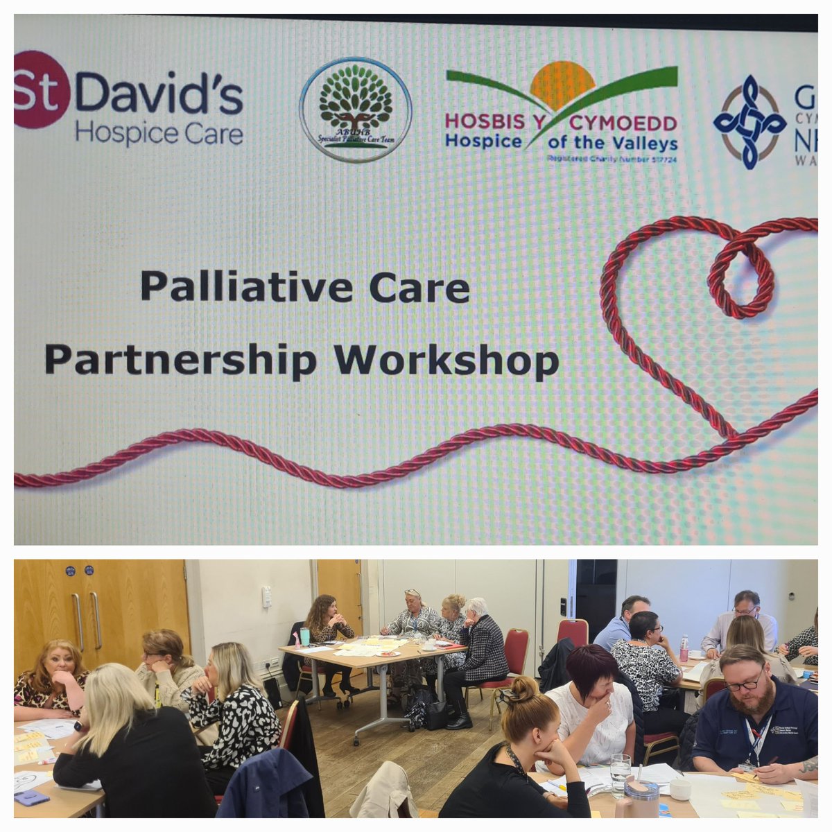 SH (@shhughes1234) on Twitter photo Great 1st Palliative Care Workshop bringing together teams across <a href="/AneurinBevanUHB/">Aneurin Bevan University Health Board</a>, <a href="/SDFHC/">St Davids Hospice</a> & <a href="/HOTVFundraising/">Hospice of the Valleys</a> to review what works well, areas for improvement and planning next steps. Exciting times ahead.
🙏<a href="/sarah_iles40/">Sarah</a> for facilitating <a href="/jennyw_ABUHB/">jenny winslade</a> <a href="/PallCareCymru/">National Palliative and End of Life Care Programme</a> #partnership Great 1st Palliative Care Workshop bringing together teams across <a href="/AneurinBevanUHB/">Aneurin Bevan University Health Board</a>, <a href="/SDFHC/">St Davids Hospice</a> & <a href="/HOTVFundraising/">Hospice of the Valleys</a> to review what works well, areas for improvement and planning next steps. Exciting times ahead.
🙏<a href="/sarah_iles40/">Sarah</a> for facilitating <a href="/jennyw_ABUHB/">jenny winslade</a> <a href="/PallCareCymru/">National Palliative and End of Life Care Programme</a> #partnership