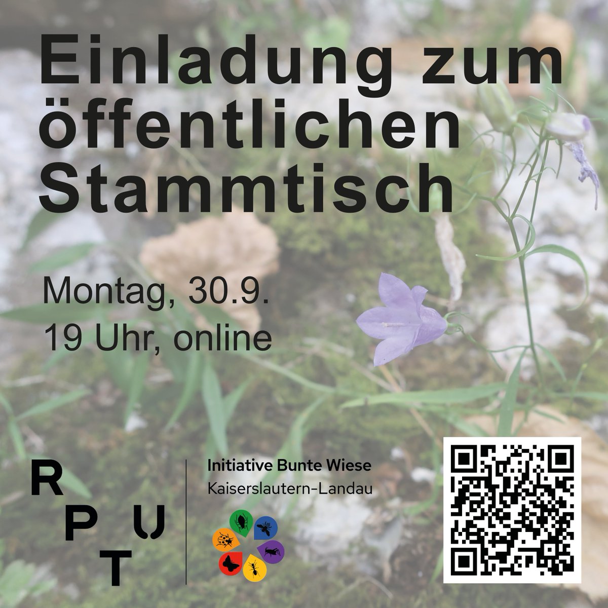 Einladung zum öffentlichen Stammtisch! Wir treffen uns am Montag, 30. September, 19 Uhr, online: bbb.rlp.net/rooms/adz-cbu-…
#BunteWiese #Landau #RPTU #Hochschulgruppe #BBB #Stammtisch #Semesterferien