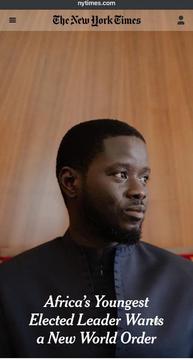 🚨Que tout le monde poste cette photo en statut whatsapp et Facebook 😍 

Notre Président <a href="/PR_Diomaye/">Bassirou Diomaye Faye</a> a déjoué tous les pronostics de ses détracteurs, il suggère « Un Nouvel Ordre Mondial pour l’humanité » You a 10 BDF ❤️🫶🏽