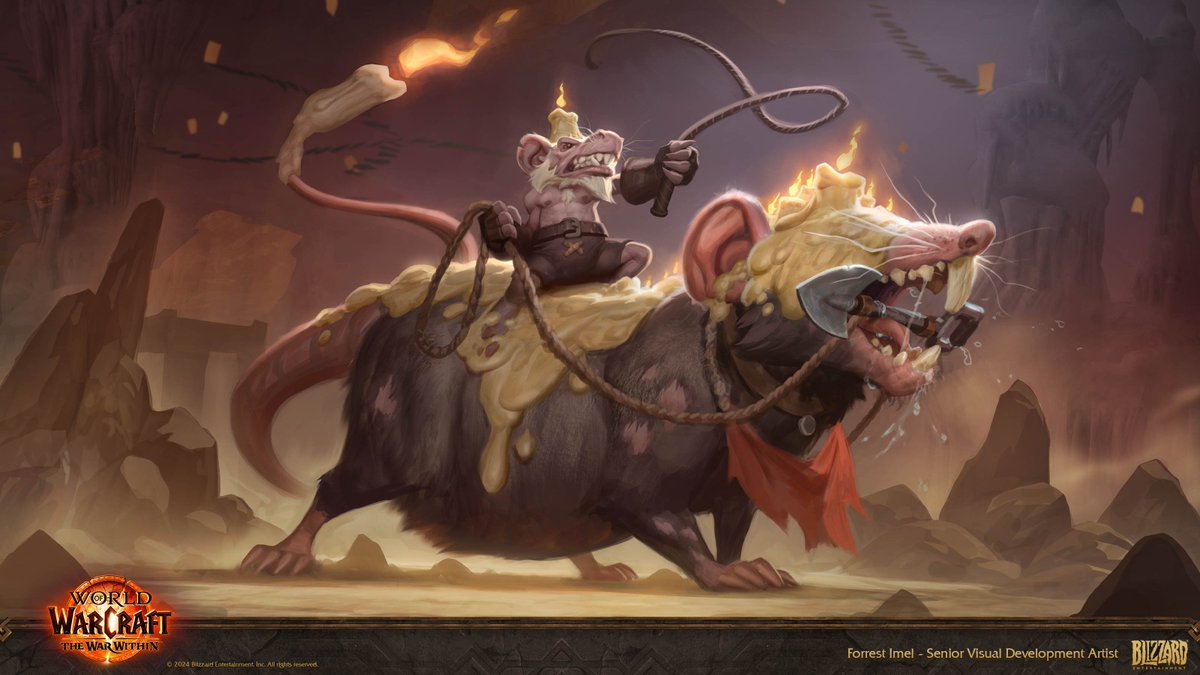 I got to do a lot of work on the Kobold kit for World of Warcraft which was really cool since I love these little guys. I'm glad we got to expand on them for The War Within.