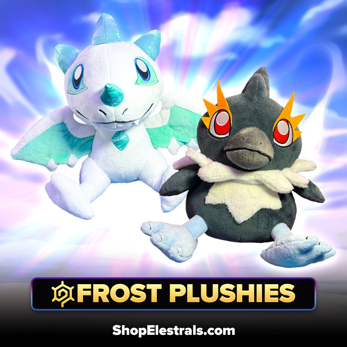 Elestrals's tweet photo. Time to answer one of the HARDEST questions ever: Which plushie looks the MOST cuddly?
❄️Kryoling🐉 or ❄️Snowattle🐧?
Let us know which of these adorable little Frost Elestrals you’ll be picking up!: https://t.co/zVhcCNDmlO
#Elestrals #TCG #Frostfall https://t.co/whPG3NoDOb