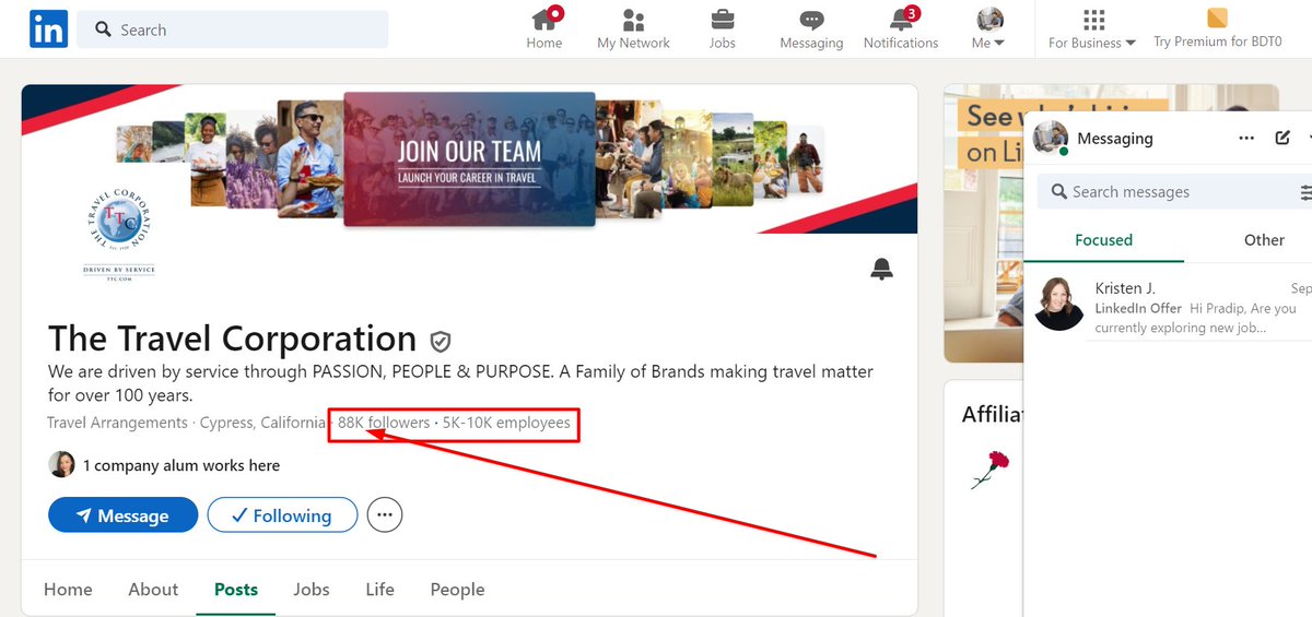 Today's task is to increase total Blinder followers by working on Linkedin marketing and advertising
It's been completed successfully with this client.

আজকে এই ক্লায়েন্ট এর জন্য Linkedin মার্কেটিং এ র কাজ  কমপ্লিট করলাম এবং এডভার্টাইজিং এর কাজ কমপ্লিট করে কাজ টি জমা দিয়েদিলাম