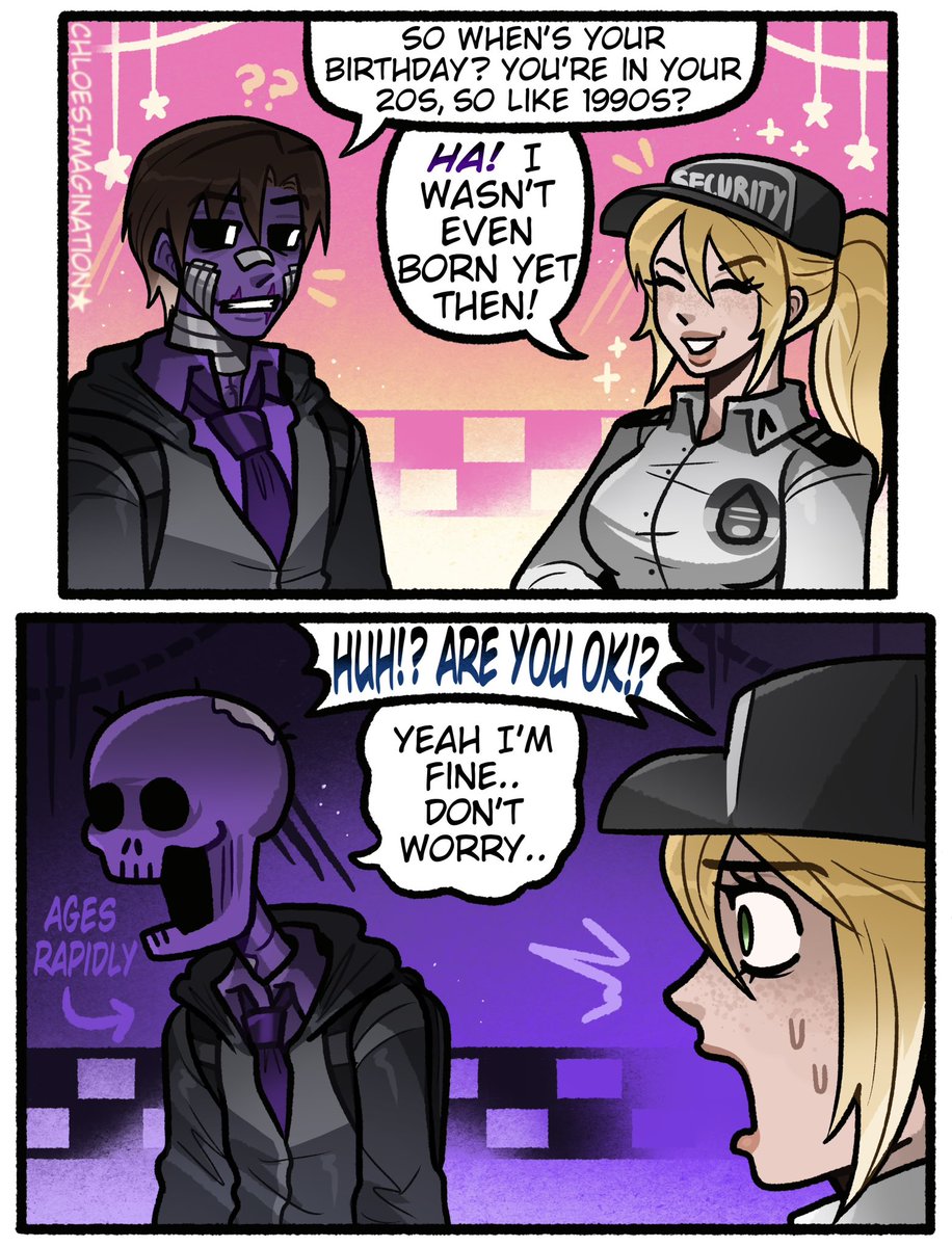Michael Afton is so fucking old in FNAF..