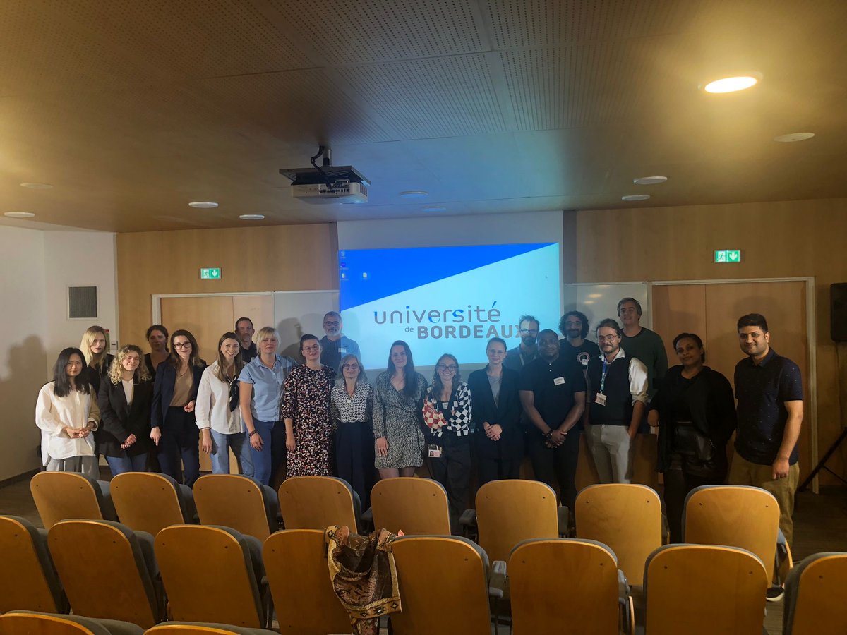 Neurocentre Magendie (@ncmagendie) on Twitter photo Our 15 European students always seem happy to be in Bordeaux <a href="/univbordeaux/">Université de Bordeaux</a>... The Trepsy Workshop <a href="/Twinning_TrePsy/">Twinning_TrePsy</a> continues with practical work today! Thanks to <a href="/MarsicanoLab/">Marsicano Lab</a> <a href="/CyrilHerrylab/">Cyril Herry Lab</a> <a href="/DerocheVero/">Deroche Véronique</a> for their commitment to organization and training. Our 15 European students always seem happy to be in Bordeaux <a href="/univbordeaux/">Université de Bordeaux</a>... The Trepsy Workshop <a href="/Twinning_TrePsy/">Twinning_TrePsy</a> continues with practical work today! Thanks to <a href="/MarsicanoLab/">Marsicano Lab</a> <a href="/CyrilHerrylab/">Cyril Herry Lab</a> <a href="/DerocheVero/">Deroche Véronique</a> for their commitment to organization and training.