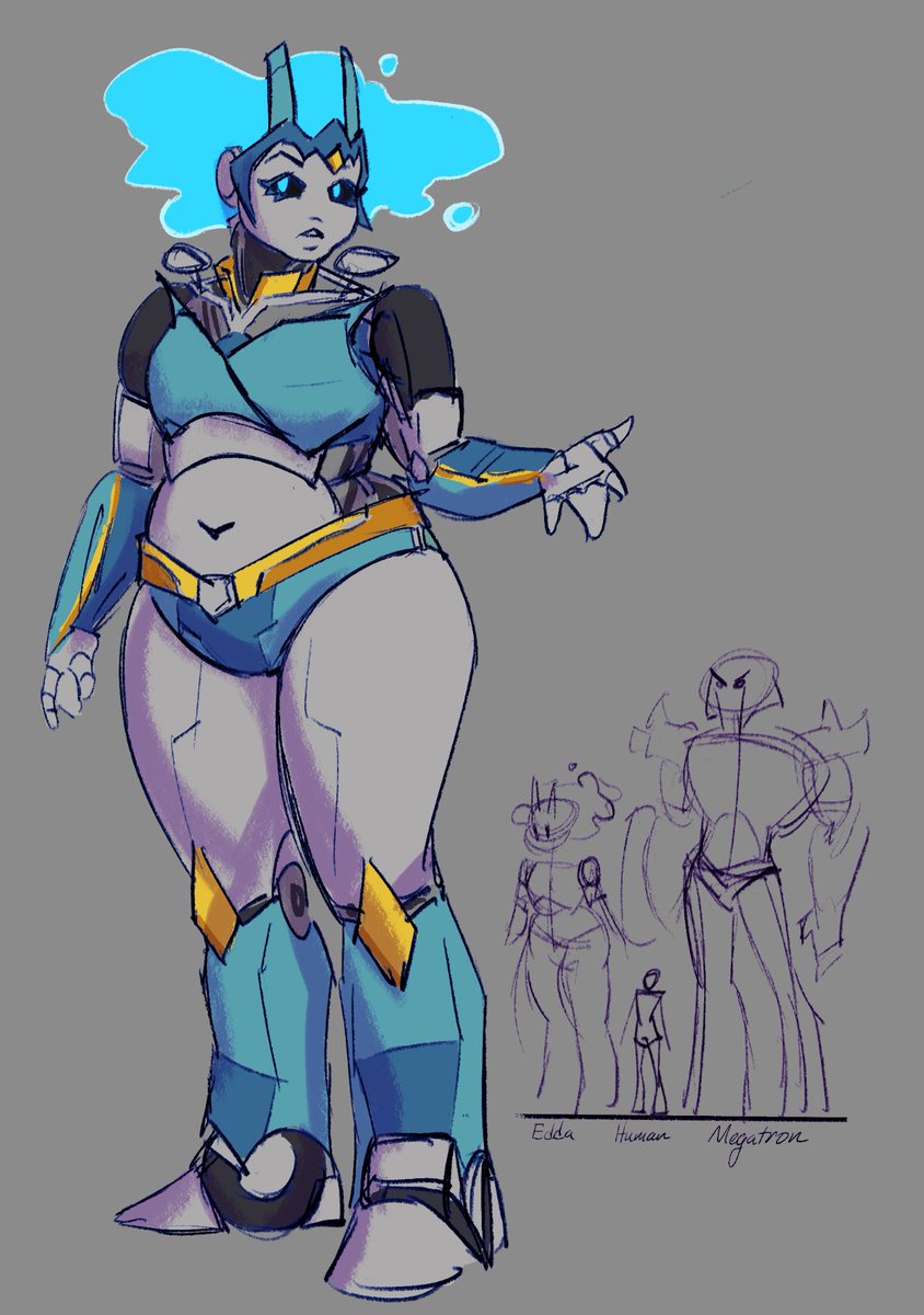 doorstoplord's tweet photo. A tentative design for my transformers OC Edda https://t.co/t3d9bLLYaV