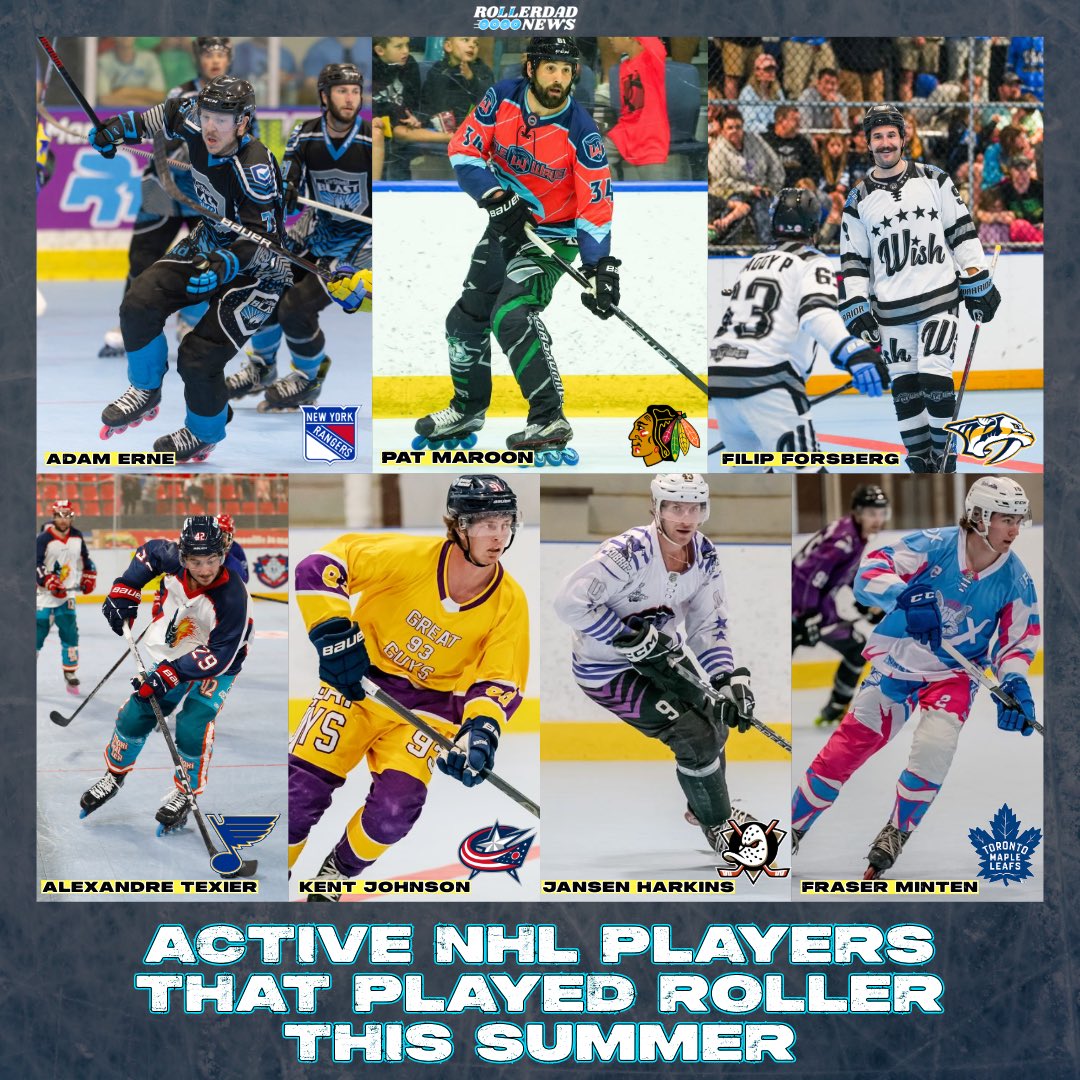 We know lots of Current NHLers have Roller roots and still play time to time. Like Connor Bedard is one of those guys playing all the way up to his Rookie year. 

These are some of the Active NHL players that played in Roller tournaments this summer.

<a href="/spittinchiclets/">Spittin' Chiclets</a>