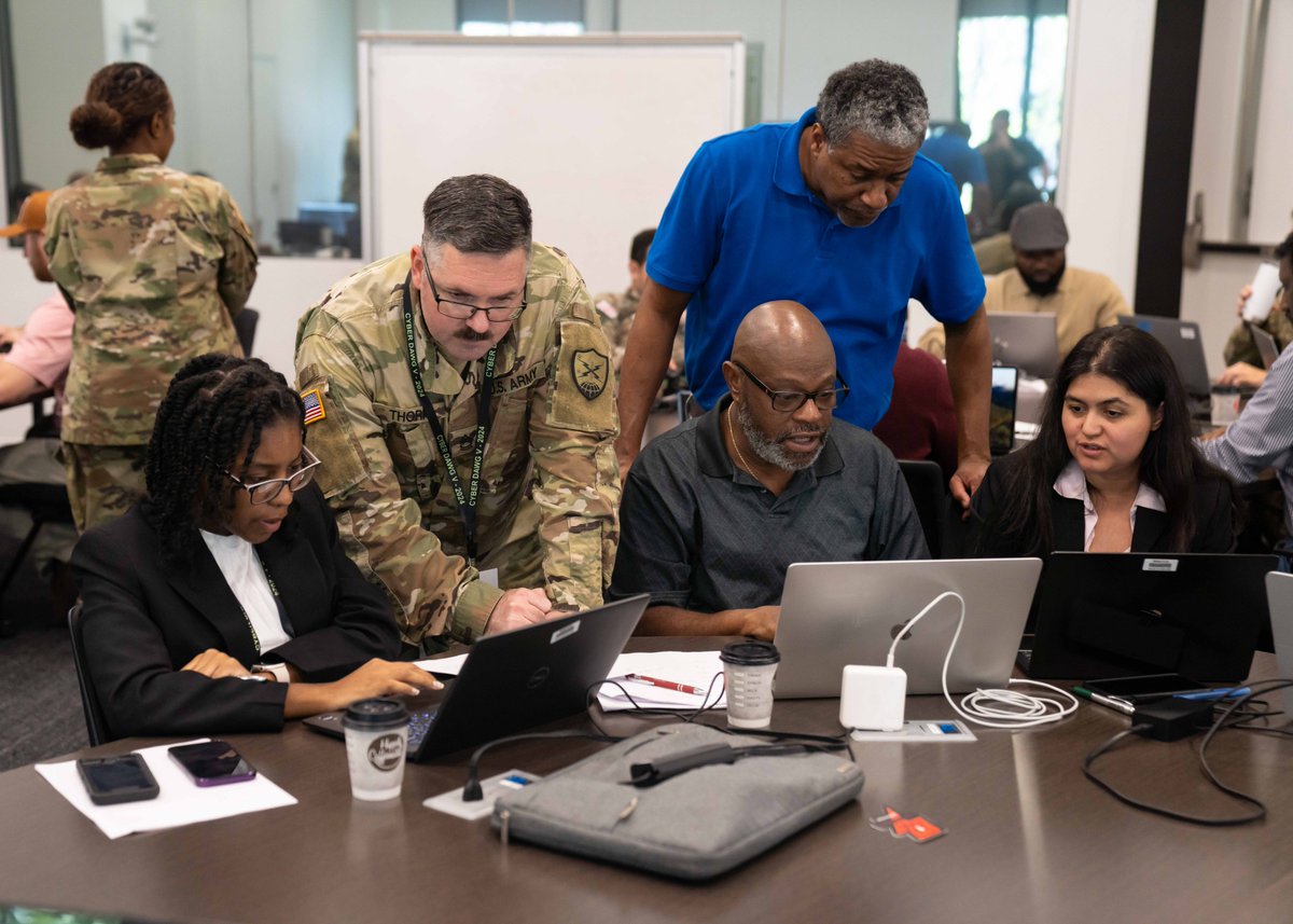 Cyber Protection Brigade (@cpbhunters) on Twitter photo This week the CPB participated in the “Cyber Dawg” live-action cybersecurity exercise at the <a href="/GACyberCenter/">Georgia Cyber Innovation & Training Center</a> in Augusta, GA to enhance cyber awareness, readiness, and response capabilities through collaboration and hands-on training. <a href="/ARCYBER/">Army Cyber Command</a> <a href="/Army_Cyber_CoE/">U.S. Army Cyber Center of Excellence</a> <a href="/US_CYBERCOM/">U.S. Cyber Command</a> <a href="/780thC/">780th Military Intelligence Brigade (Cyber)</a> This week the CPB participated in the “Cyber Dawg” live-action cybersecurity exercise at the <a href="/GACyberCenter/">Georgia Cyber Innovation & Training Center</a> in Augusta, GA to enhance cyber awareness, readiness, and response capabilities through collaboration and hands-on training. <a href="/ARCYBER/">Army Cyber Command</a> <a href="/Army_Cyber_CoE/">U.S. Army Cyber Center of Excellence</a> <a href="/US_CYBERCOM/">U.S. Cyber Command</a> <a href="/780thC/">780th Military Intelligence Brigade (Cyber)</a>