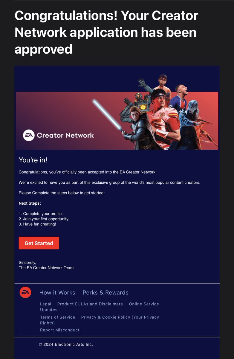 After 4 long years my heart is full 🫶🏾I’m finally in the EA Creator Network big things coming 👏🏾👏🏾