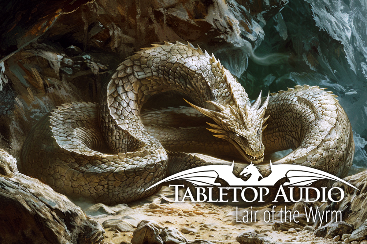 New Ambience: "Lair of the Wyrm" is out of sneak-peek and live on tabletopaudio.com           

Patreon patrons receive 4 additional versions. Thank you all for your support! - Tim            

#rpg #ttrpg #dnd #boardgames