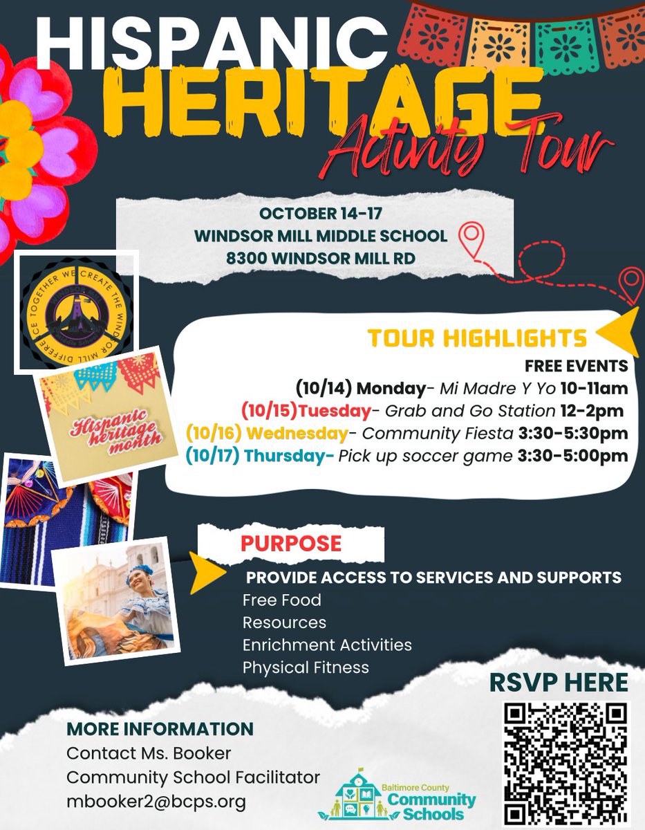ArtsyDancerMB's tweet photo. #BCPSHerencia Join @windsormillms for a Hispanic Heritage Activity Tour. Gracias to our volunteer families. This will be fun! #WINdsormillCSFlife https://t.co/lYVTpwpi3P