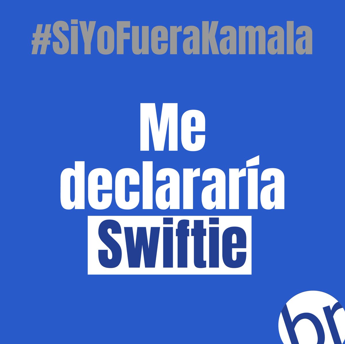 BrujulaCom's tweet photo. Taylor ya dijo públicamente que te apoya. ¿Qué esperas, Kamala, para convertirte públicamente en la más Swiftie del país? 🎶👑 #SiYoFueraKamala https://t.co/yAVT7613vp