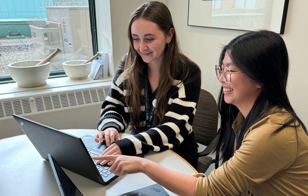 SickKidsRx's tweet image. Our @SickKidsRx Pharmacy Residents, Alix and Julie are excited to rise to the challenge to meet the demands of evolving patient care today and in the future! Happy World Pharmacist Day!