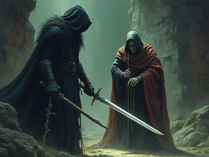 "Oi, you. Fetch my sword," the warlock commanded.

I bit my tongue at the #pejorative but obeyed.

Little did he know, each demand gave me more time to sharpen my pick.

And one day soon, my chains would come free, and retribution would be sweet.

#vss365
