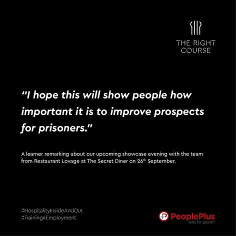 RightCourse_UK's tweet image. A fantastic team effort

@fredsirieix1 @peopleplusuk @MoJGovUK @NewFutrsNet  #TheRightCourse 

#Training4Employment
#ReduceReoffending