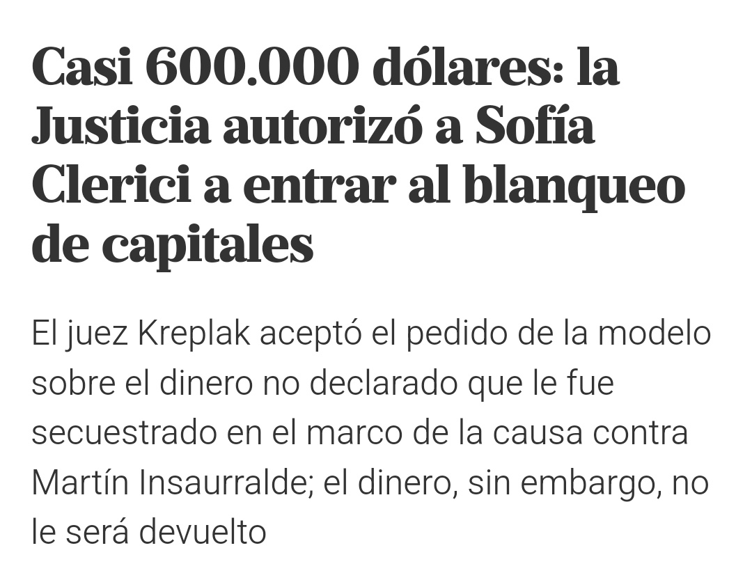 AleBZamorano's tweet photo. Un juez autorizó a #SofiaClerici a entrar al blanqueo. La Coalición Cívica demostró que tenía razón cuando se opuso a este blanqueo que favorece a cualquier actividad, sin controles. No es cuestión de "poner palos en la rueda", sino de hacer las cosas bien. https://t.co/2cwEAWfPKW