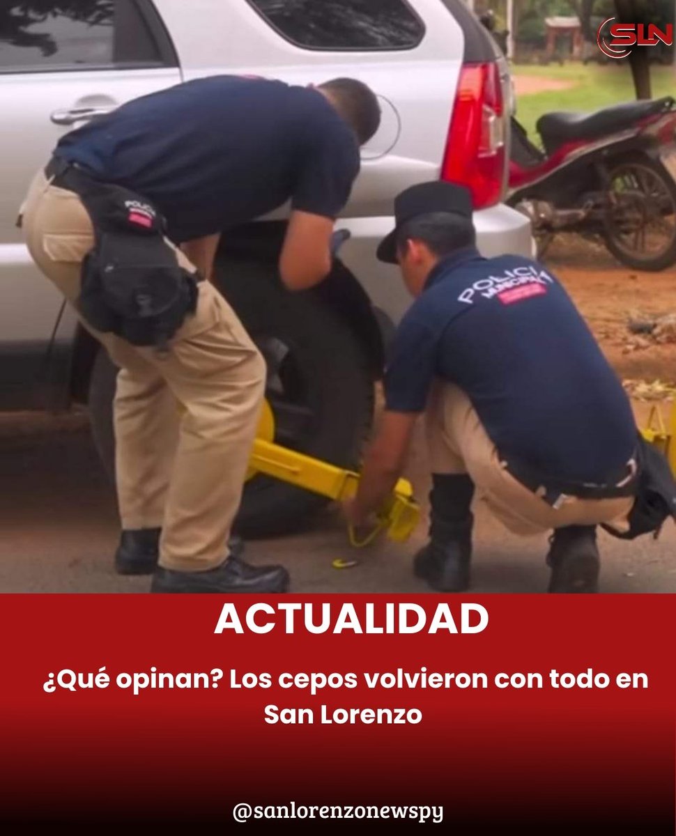 sanlonewspy's tweet photo. Los #cepos volvieron con todo a #SanLorenzo🚗⛔🙅♂️🙅♀️
¿Opiniones? https://t.co/W4XeAjcmVp
