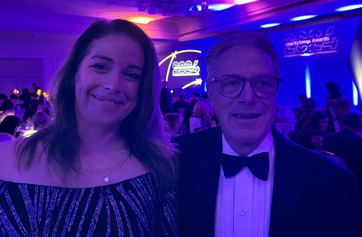 Our wonderful DCEO Gemma Bukel and Chair Adam Hackett are at the #CharityTimesAwards tonight as they're shortlisted in two categories - Supporting Leader and Charity Chair of the Year. Best of luck to you both and all of the other nominees!🌟 
#WeAreP3