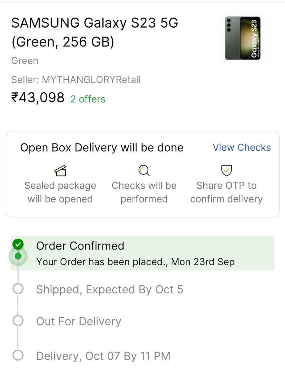 sanjaypc's tweet photo. @dealztrendz Booked token, purchased now ! https://t.co/2mduK6cxb0