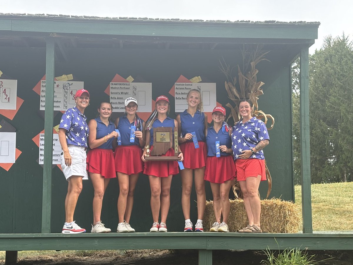 Our Girl's Golf team continues to have one AMAZING season this year &amp; added a Sectional Championship to their most recent accomplishments this past weekend! Congratulations!!