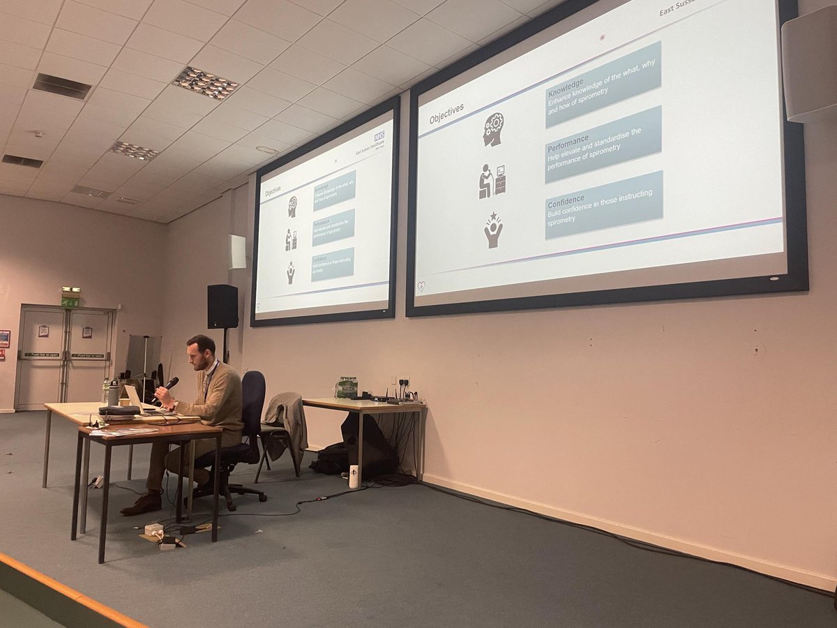 luke_youngs's tweet image. Excellent day at the Eastbourne Respiratory Education Day hosted by our fabulous @ESHT_RESPS team. A great mix of talks and workshops and I’m grateful to the team for asking me to present one of them - yes I sat down 🫁