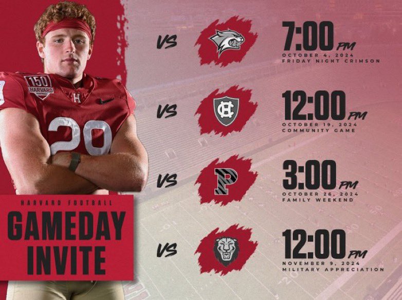 Thank you so much for the game invite ! <a href="/Crim_Recruiting/">Harvard FB Recruiting</a> ❤️ #CRIM2K26