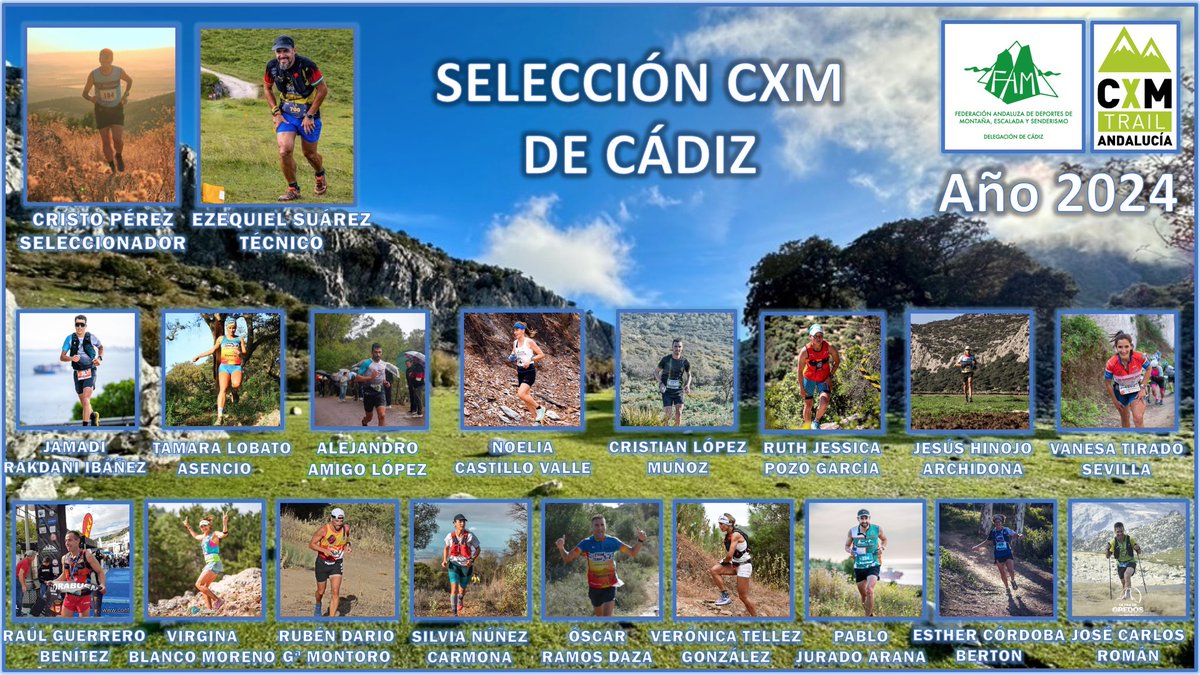 FAMCadiz's tweet photo. El domingo 6 de octubre de 2024 en Los Villares (Córdoba) tenemos Campeonato Andaluz de selecciones provinciales de CXM.

Nuestro seleccionador provincial @cristoperezdelpino con ayuda de @zek81 han seleccionado a un pedazo de equipo https://t.co/7AfnSPlCNA