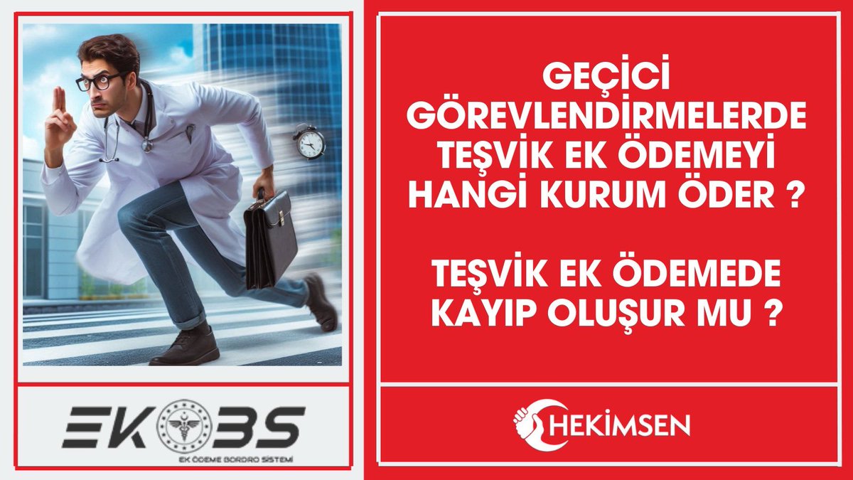 SedatAtlas79's tweet photo. GEÇİCİ GÖREVLENDİRMELERDE TEŞVİK EK ÖDEMEYİ HANGİ KURUM ÖDER ? TEŞVİK EK ÖDEMEDE KAYIP OLUŞUR MU ?
👉Bilindiği üzere teşvik ek ödeme hekimlerin puan üretme esasına dayalı bir sistemdir. Görevlendirmeler de ise göreve gidilen kurumun geliri, borçluluk oranı, personel sayısı, hasta popülasyonu, ameliyat kabiliyeti, hastane puan ortalaması vb alınacak teşvik ödemeyi etkilemektedir.
👉Teşvik ek ödemelerin hangi kurum tarafından yatırılacağı temel kuralı Taban Ödemeyi ödeyen kurum teşvik ek ödemeyi de öder şeklinde olduğunu söyleyebiliriz.
➡ Örneğin, kadronuz A kurumunda ve siz haftanın belli günleri veya tek sefere mahsus 10 gün süre ile B kurumuna görevlendirildiniz ve görevlendirmeyi tamamlayıp kurumunuza geri döndüğünüzü farz edelim. Ödemenizin 20 günlük kısmı kendi kurumunuzdan 10 günlük kısmı da göreve gittiğiniz B kurumundan yapılacaktır. Yani 20 günlük teşvik ek ödemeyi kendi kurumunuzdan alırsınız. Diğer 10 günlük teşvik ödeme geçici görevli gittiğiniz kurum direk sizin hesabınıza değil de kadronuzun bulunduğu kuruma gönderir ve kendi kurumunuz tekrar bir hesaplama yapıp sizin hesabınıza geçer görüldüğü üzere sizin geçici görevlendirme için B kurumundan A kurumuna hak edişinizin gelmesi ve tekrardan bordro oluşturulup, imza süreci, muhasebe kaydı, bankaya talimat verilmesi gibi işlemlerden sonra hekime ödenmenin yapılması minimum bir haftayı bulacaktır. Burada ki teşvik ek ödemenin parçalanıp geç ödenmesi geçici görevli giden hekime bir ceza gibidir.
➡ Diğer taraftan geçici görevlendirmeniz resen değil ise kadronuz A grubunda 20 günlük çalışmanız kadronuzun bulunduğu kurumun tabip ek ödeme katsayısı veya ortalaması ile çarpılır. Geçici görevli gittiğiniz kurumdaki 10 günlük çalışma ise o kurumun 10 günlük puan ya da ortalaması ile çarpılır. Buradan anlaşıldığı üzere geçici gittiğiniz kurum kadronuzun bulunduğu kurumdan daha düşük rakamlara sahip ise bu da teşvik ek ödemenizin azalmasına sebep olacaktır.
➡Geçici görevlendirme yapılan hekim ve sağlık çalışanşarının hem maddi hem de manevi olarak etkilendiği, barınma sorunu yaşadığını Sağlık Bakanı Sn.Kemal MEMİŞOĞLU'na hatırlatarak, ülkemizdeki kamu hastanelerindeki hekim ve sağlık çalışanı planlamalarını tüm ihtimallerin değerlendirilerek yapılması gerektiğini belirtmek istiyoruz.

Yalnız Değilsiniz...
#ArtıkHekimsenVar