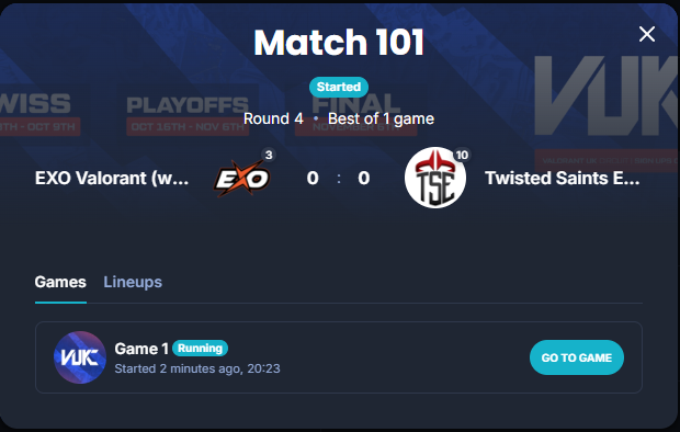 Andd...... next match on the community stream 

@EXOClan vs <a href="/TSEOfficials/">TSE</a> 

GLHF everyone! DM us to be covered next week ❤️

Watch now at twitch.tv/valukcommunity