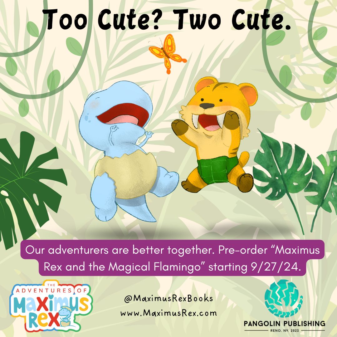 MaximusRexBooks's tweet photo. Every good story deserves a good friendship. Check out "Maximus Rex and the Magical Flamingo" for your fill of adventure. Pre-orders open Friday, 9/27! https://t.co/QyODg0CdZ4