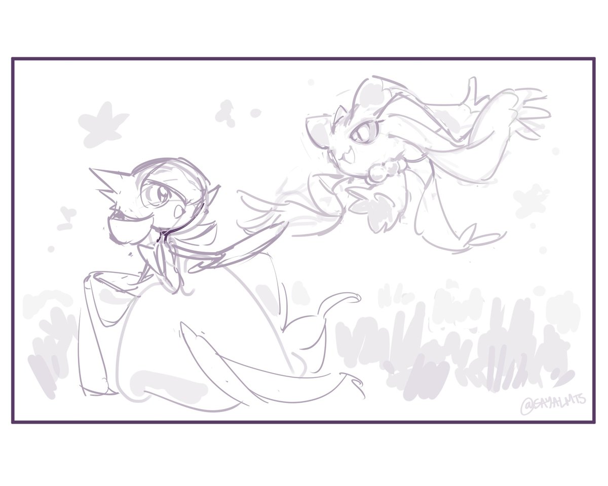 This thumbnail sketch came out really cutee aaaa I might be cooking somethin here