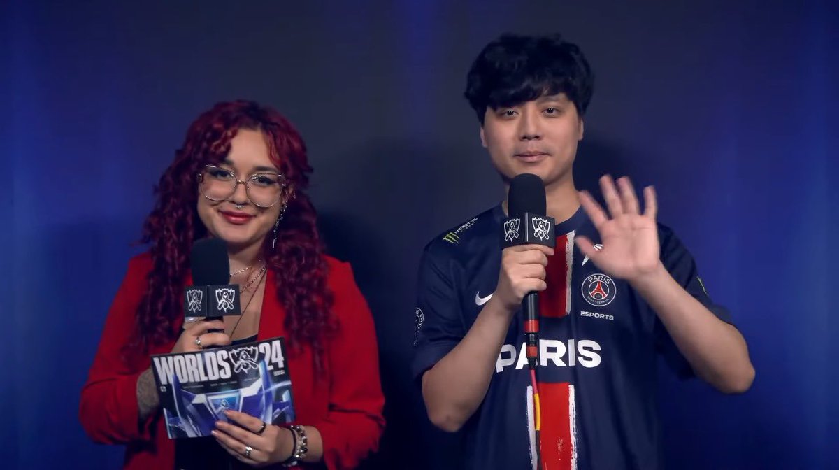 Mi primera entrevista en este #Worlds2024 

Con todo lo que estoy viviendo la verdad es que no tengo palabras. 

Muchas gracias por su apoyo 🫶🏼