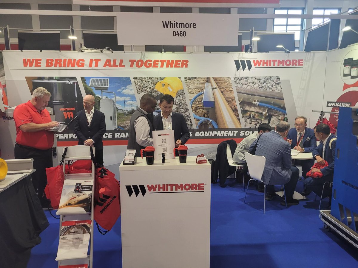 WHITMORE_Mfg's tweet photo. Day 2 at InnoTrans! 🚉
#InnoTrans24 #InnoTrans #Whitmore #Rail #Networking https://t.co/x43vBFJB9e