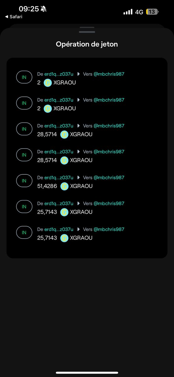 B987Chris02058's tweet photo. J2 du Staking... un petit CLAIM bien sympa
@TheDinoVox
#GRAOU #GRAOU4Staking #$xGRAOU https://t.co/GCxyUtPyUv