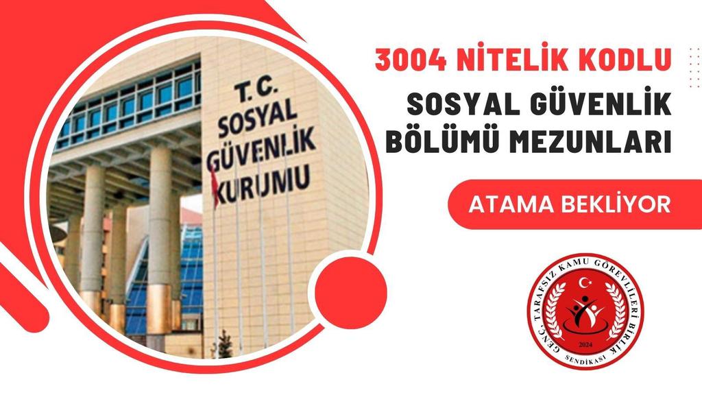 Sosyal Güvenlik Mezunları Atamasına BAŞKA BÖLÜMLERİN DAHİL OLMASINI İSTEMİYOR! 5 BİN ATAMA İÇİN BURDAYIZ!
<a href="/isikhanvedat/">Prof. Dr. Vedat Işıkhan</a> <a href="/csgbakanligi/">T.C. Çalışma ve Sosyal Güvenlik Bakanlığı</a> <a href="/AhmetAYDIN_02/">Ahmet AYDIN</a> <a href="/farukozcelikgsb/">Faruk Özçelik</a> <a href="/evkaf/">Adnan Ertem</a>
#3004sosyalgüvenlik