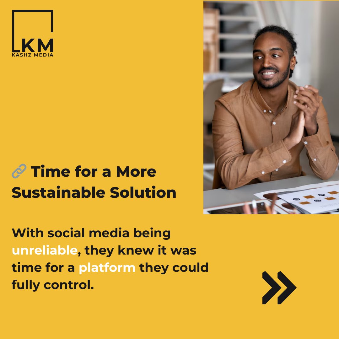 KashzMedia's tweet photo. We’re excited to welcome our new client to the family! 🥳

🟡After having their Instagram account banned twice, they chose our website development service to build a custom e-commerce store. 
PS: We’re experts at building E-commerce websites 😉 https://t.co/zmbvJQbQgU