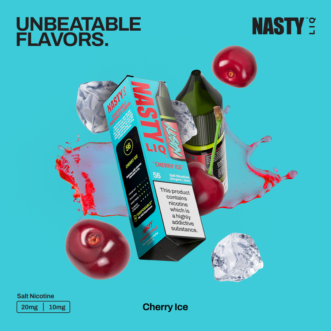 NastyLIQ is a premium line of e-liquids with a fantastic line of flavours! 🍒🧊

👉 Shop the range at vaporlinq.net today!

#Nasty #WeCallThisNasty #NastyLIQ #ELiquid #VapeFam #VapeNation