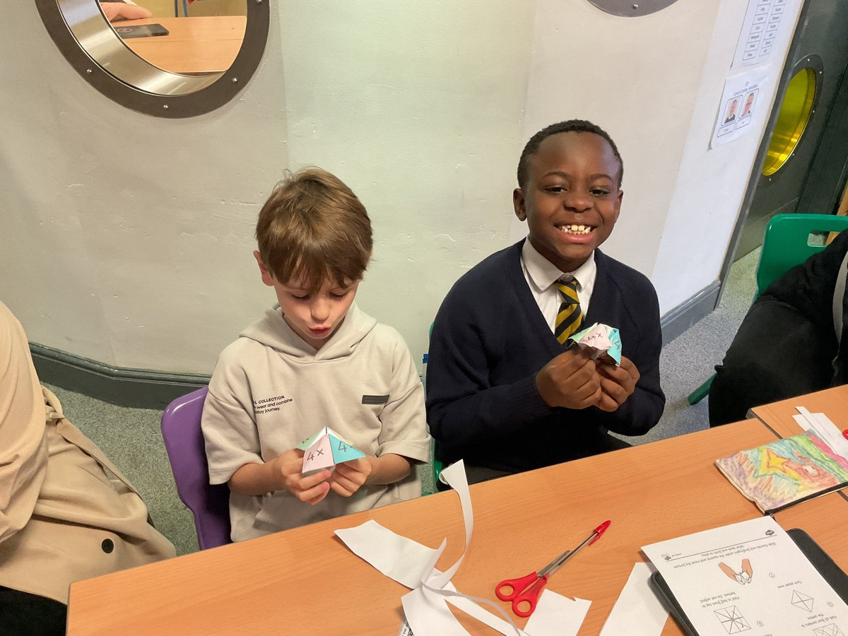 Thank you to all of the grown ups that joined us for our Come and See session this morning. We had lots of fun making our times table chatter boxes and playing bingo! <a href="/CroxtethC/">CroxtethCPS</a>