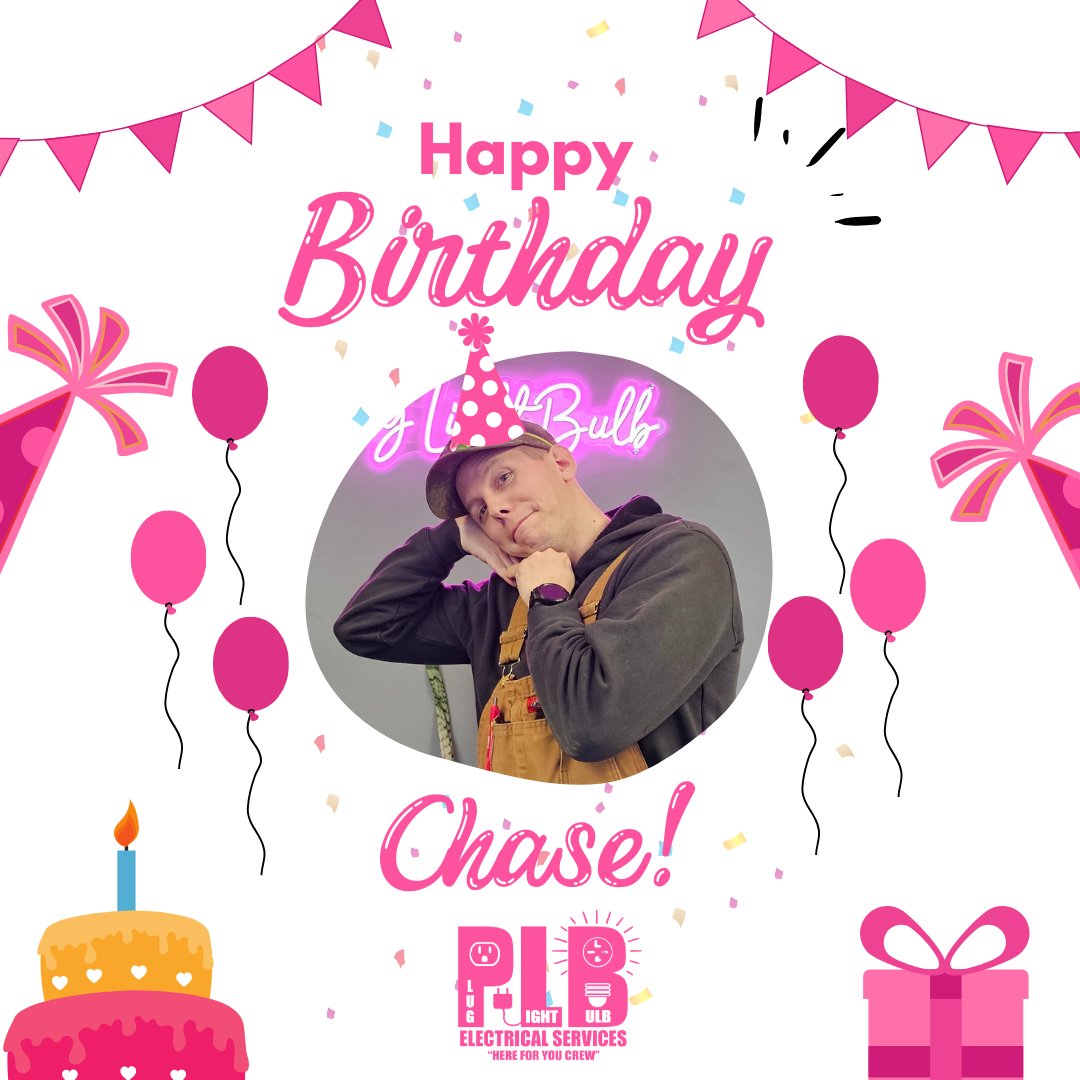 PlugLight's tweet image. 🎉 Happy Birthday, Chase! 🎉 Wishing you a fantastic day filled with joy and celebration. Thanks for being such an important part of our team! 🎂🎈

#HBD #HappyBirthday #PlugLightBulb