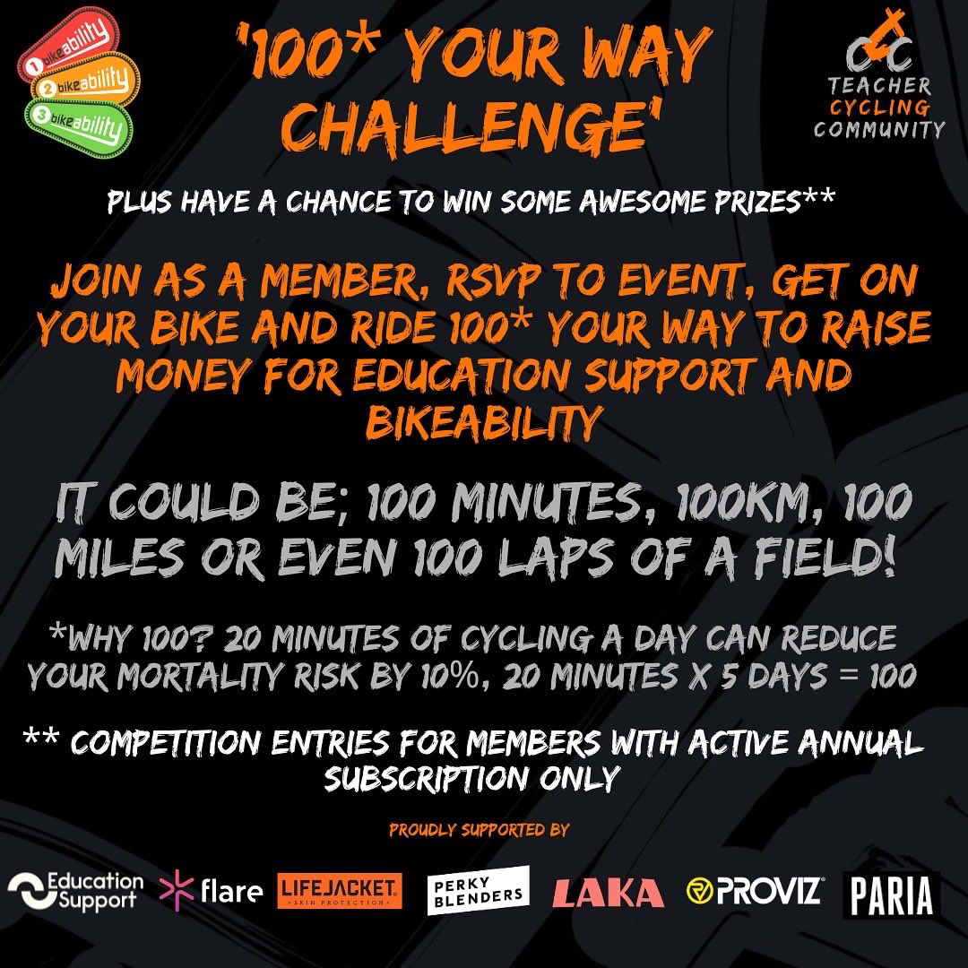Day 3 of #cycletoschoolweek was a grey affair but managed to stay dry. How did you get on? Share your ride story here 

It’s not to late to sign up, enter or donate

teachercycling.com/cycle-to-schoo…

#cycle #teach #teachercycling