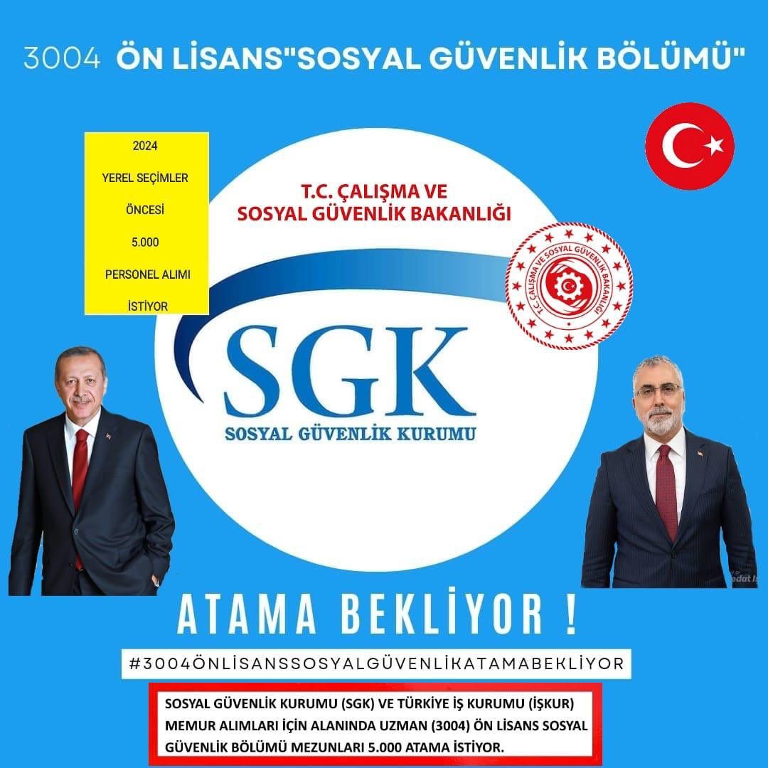 Sosyal Güvenlik Mezunları Atamasına BAŞKA BÖLÜMLERİN DAHİL OLMASINI İSTEMİYOR! 5 BİN ATAMA İÇİN BURDAYIZ!
<a href="/isikhanvedat/">Prof. Dr. Vedat Işıkhan</a> <a href="/csgbakanligi/">T.C. Çalışma ve Sosyal Güvenlik Bakanlığı</a> <a href="/AhmetAYDIN_02/">Ahmet AYDIN</a> <a href="/farukozcelikgsb/">Faruk Özçelik</a> <a href="/evkaf/">Adnan Ertem</a>
#3004sosyalgüvenlik