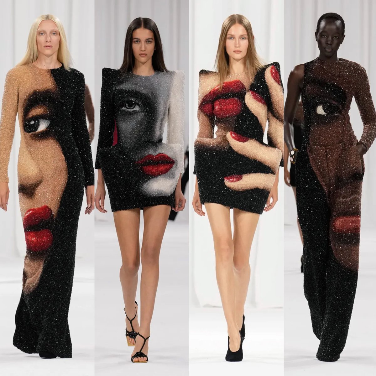 Balmain Spring 2025 by Olivier Rousteing 👄