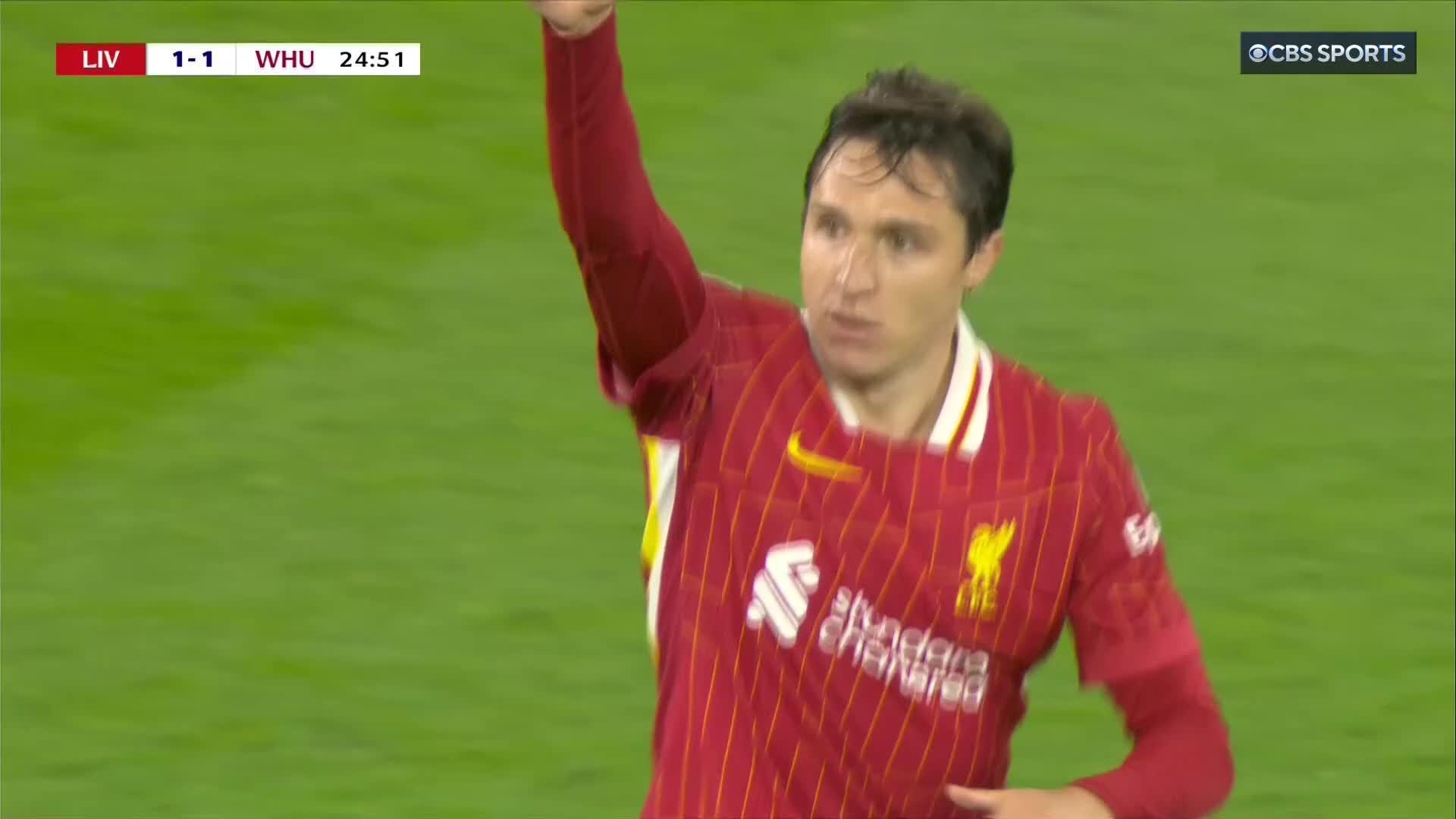 Federico Chiesa picks up an acrobatic assist in his first start for Liverpool as Diogo Jota nods home from close range 💥