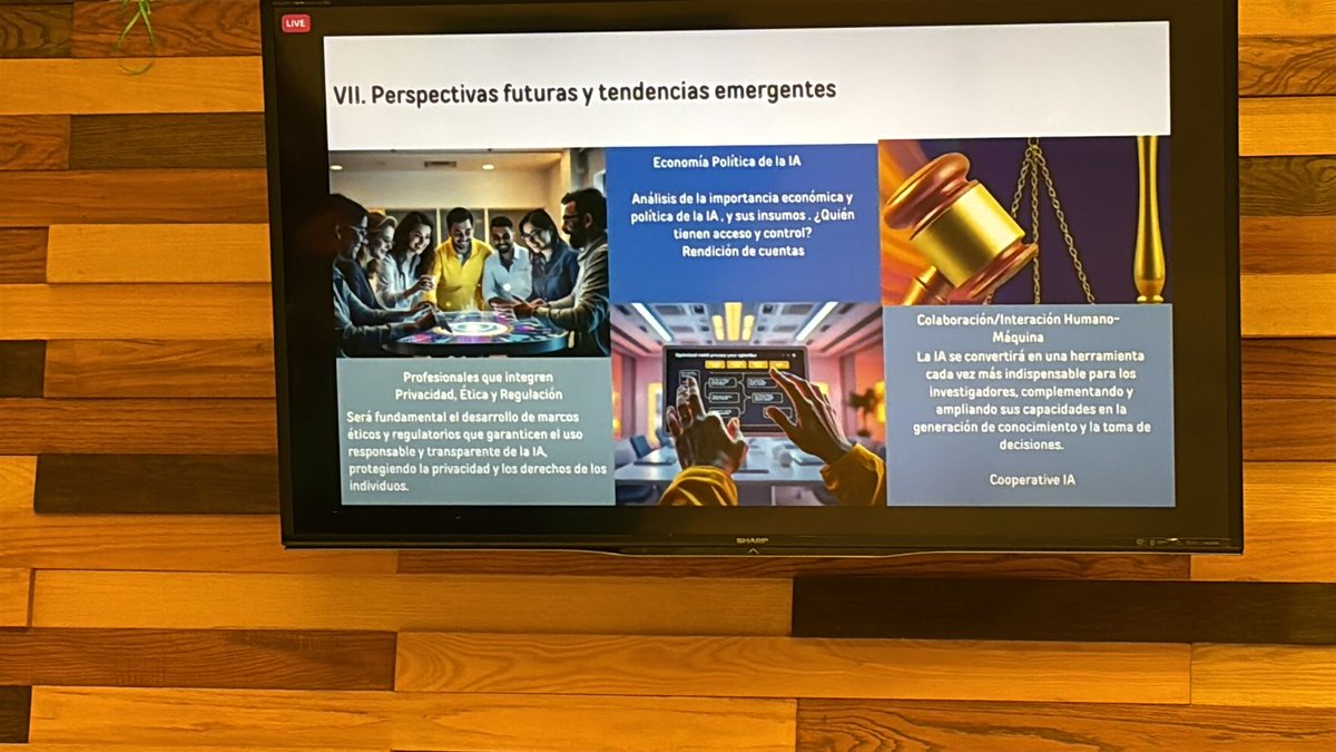 #50AñosCIDE | ¡Gracias a la excelente presentación del prof. Benjamín Oliva sobre "Aplicaciones de la IA en Ciencias Sociales"!, moderado por el prof. Eric Ryan.
