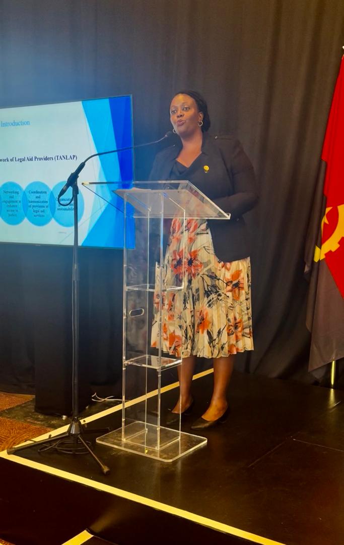 ACE_Africa's tweet photo. @KMugabile Executive Director of @tanlaptz presented during Session 5: Innovative Approaches for Legal Aid Delivery to Groups with Specific Rights and Needs. Both shared innovative strategies and experiences from their respective countries. @UNODC_ROSAF https://t.co/tnr1qRGSyO