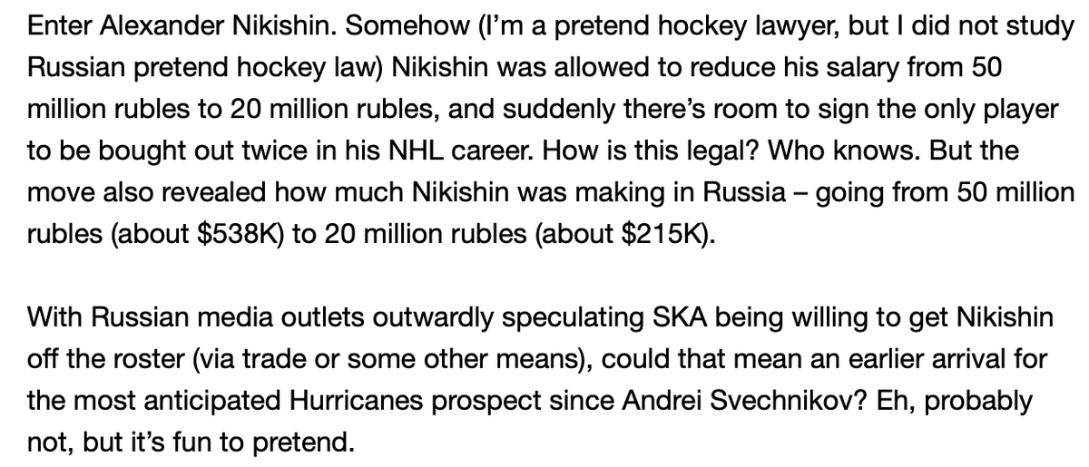 joeovies's tweet photo. Over on OG Fans -- @MrWorkrate has 4 Carolina Hurricanes training camps stories to keep an eye on. Including an intriguing update on Alexander Nikishin. https://t.co/DNT4ylWCGM https://t.co/rr4Gye7cHQ